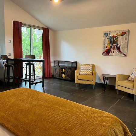 Le Mazet, Studio Avec Terrasse Et Acces Piscine Saint Alban Auriolles Exterior foto